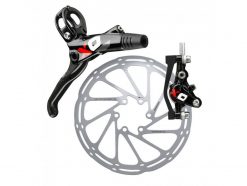 SRAM X0 Carbon Front Brake Set (No Rotor) - Black/Red 950mm