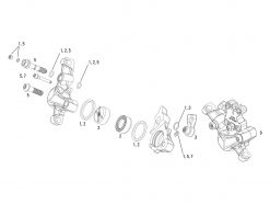 Avid X0 Brake Caliper Spare Parts (2011-2016)