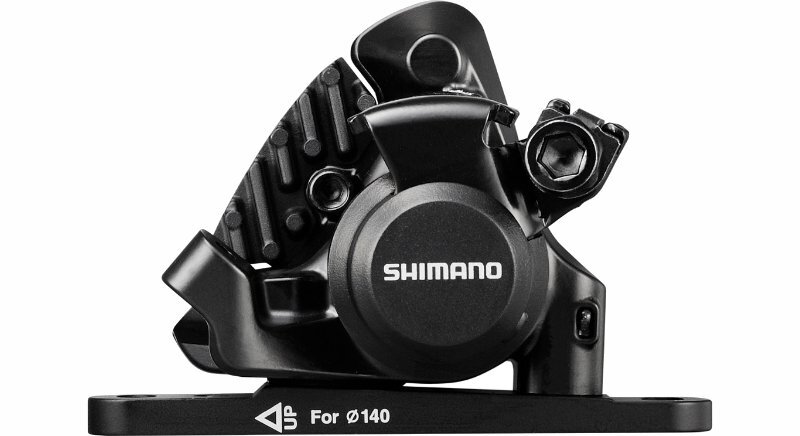 Shimano BR-RS305 Mechanical Disc Brake Caliper - Black Front - Image 2